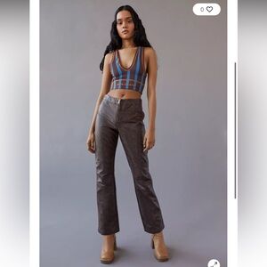 UO Ryder Faux Leather Pant